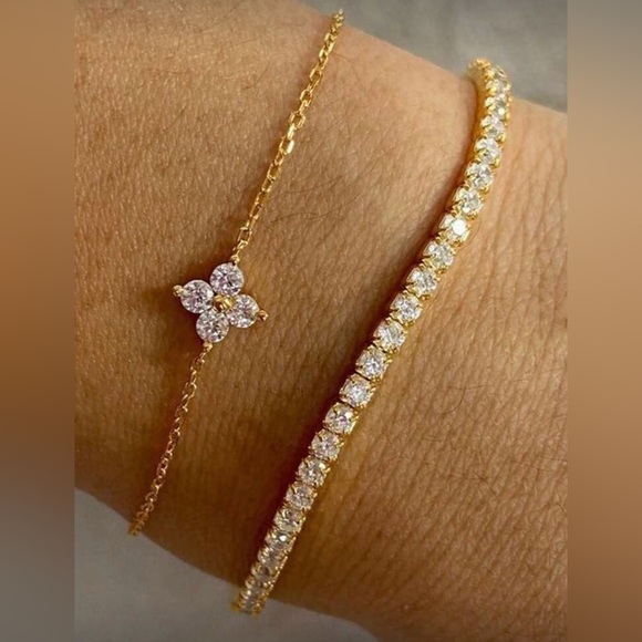 Diamond Bracelet Set S1288 - Picture 1 of 3